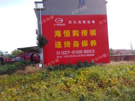 威远墙体广告影响褪色的因素