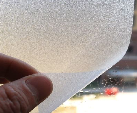 威远玻璃门外面粘广告用什么材料好？