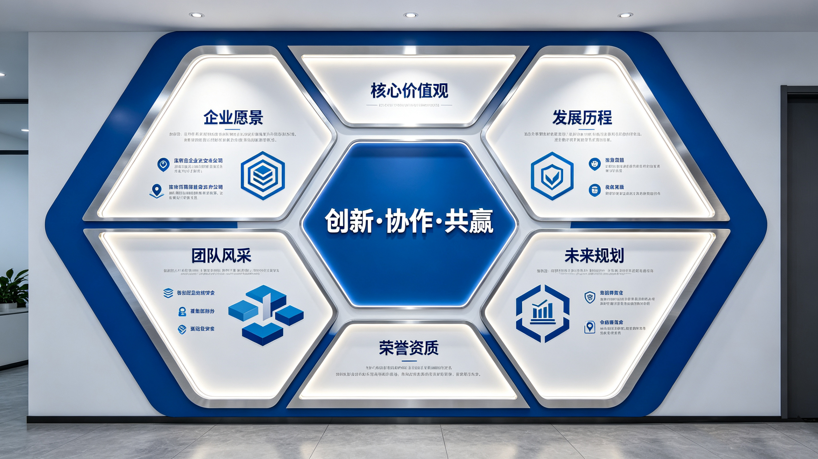 威远企业文化墙六边形避坑指南（新手常犯5个错误）